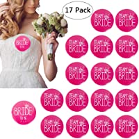 Yuccer 17 PCS Accesorios Despedida Soltera para Novia Broches Despedida Soltera Chapa Frases por Boda Despedida de…